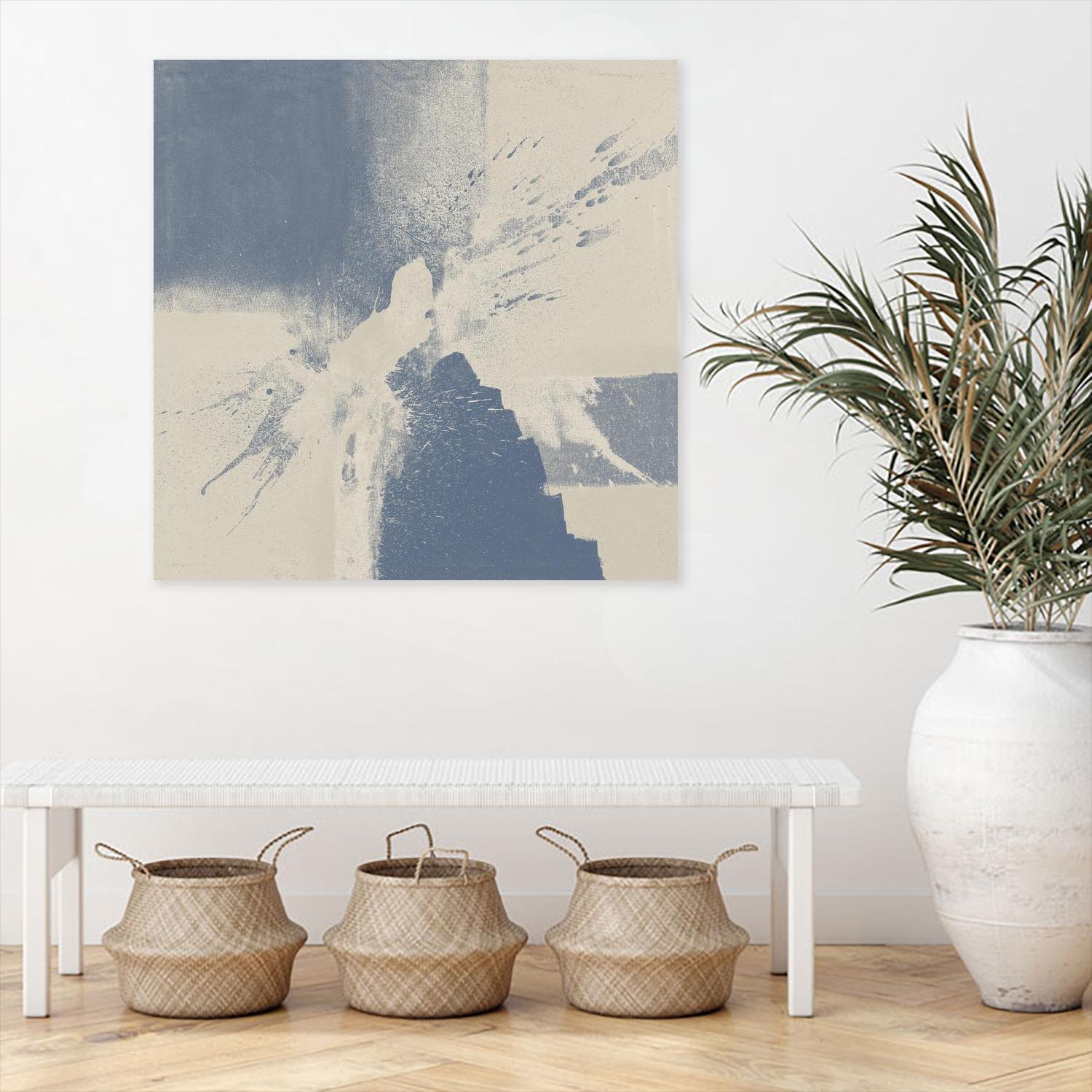 Cool Fury I by Daleno Art on GIANT ART - blue abstract abstrait