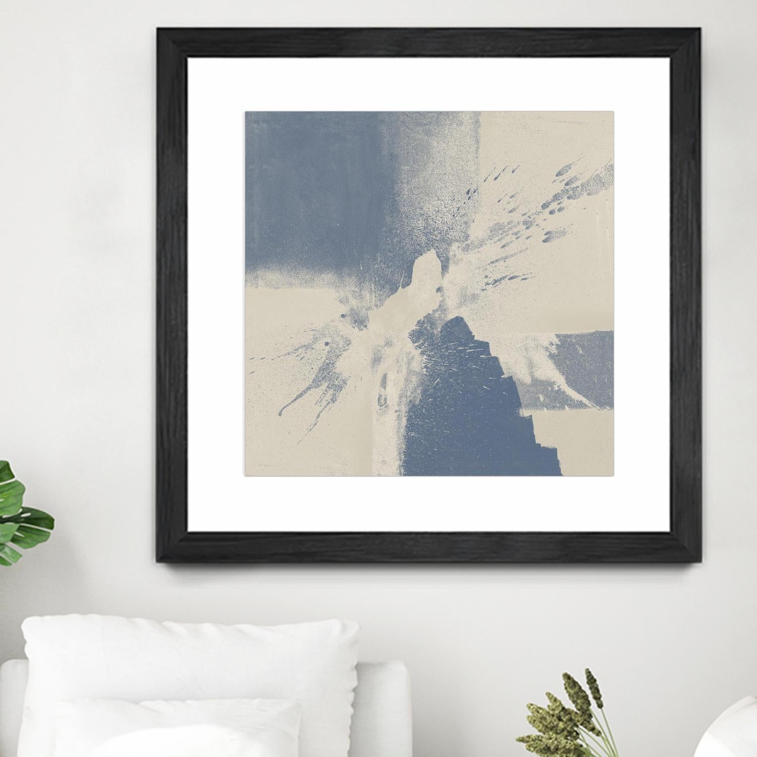 Cool Fury I by Daleno Art on GIANT ART - blue abstract abstrait