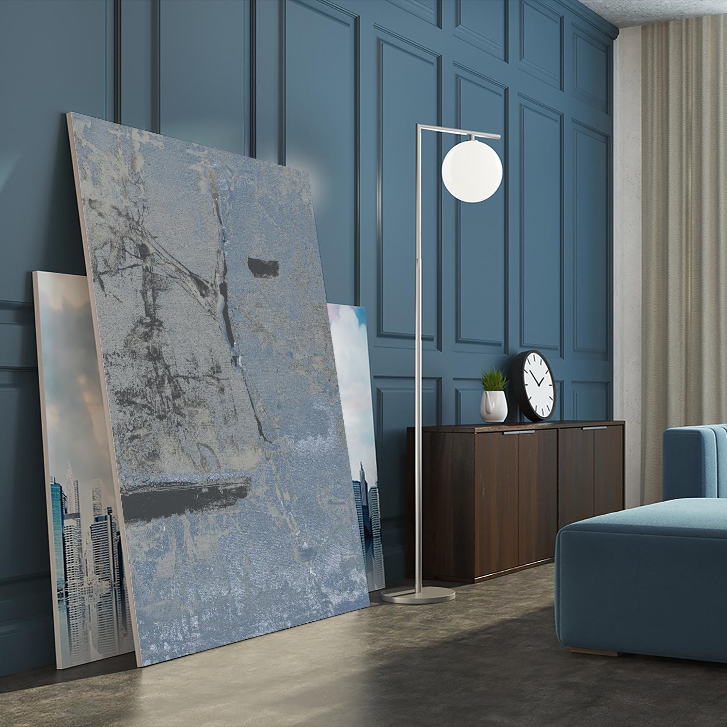 Hatchback II by Daleno Art on GIANT ART - blue abstract abstrait