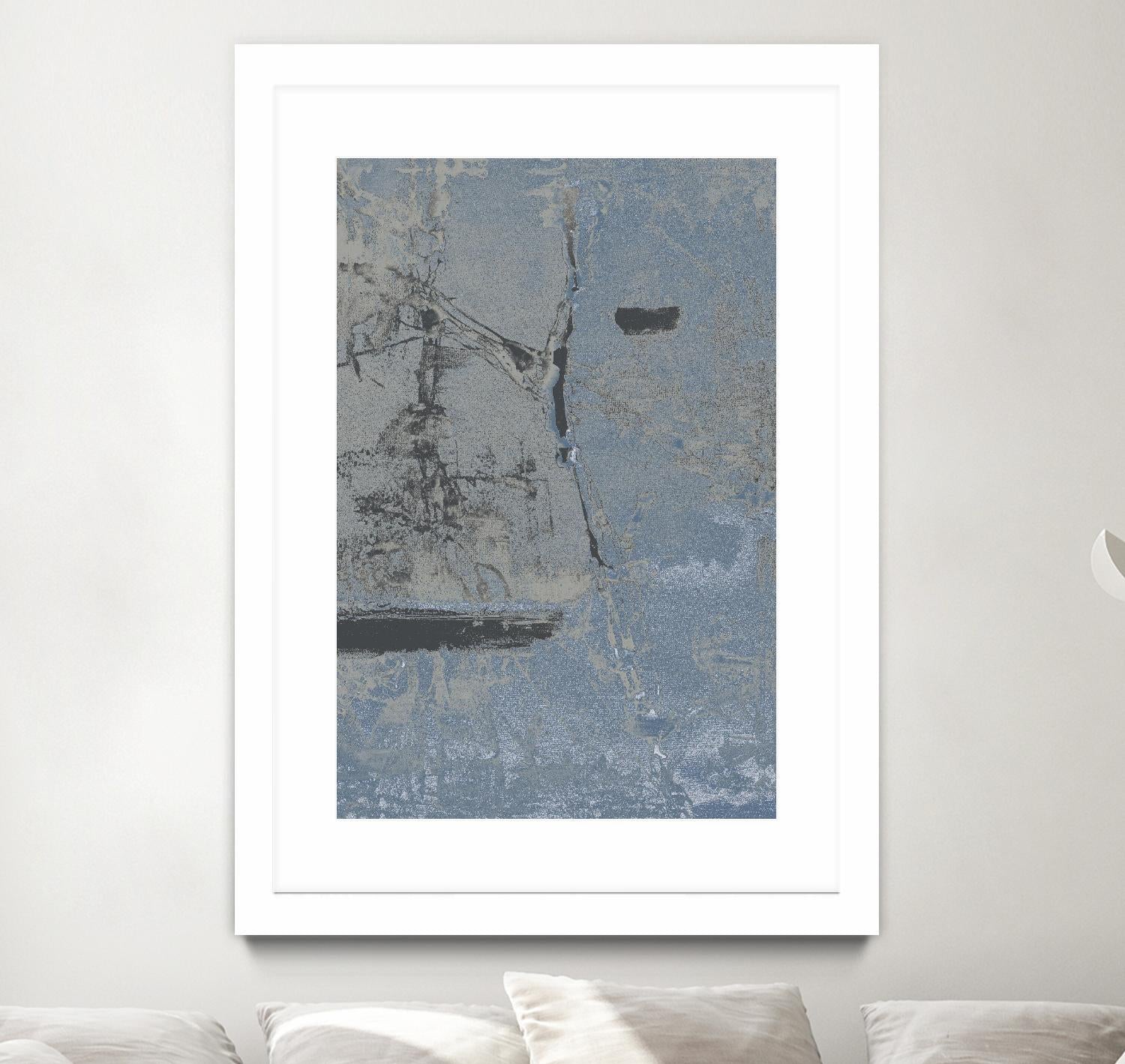 Hatchback II by Daleno Art on GIANT ART - blue abstract abstrait