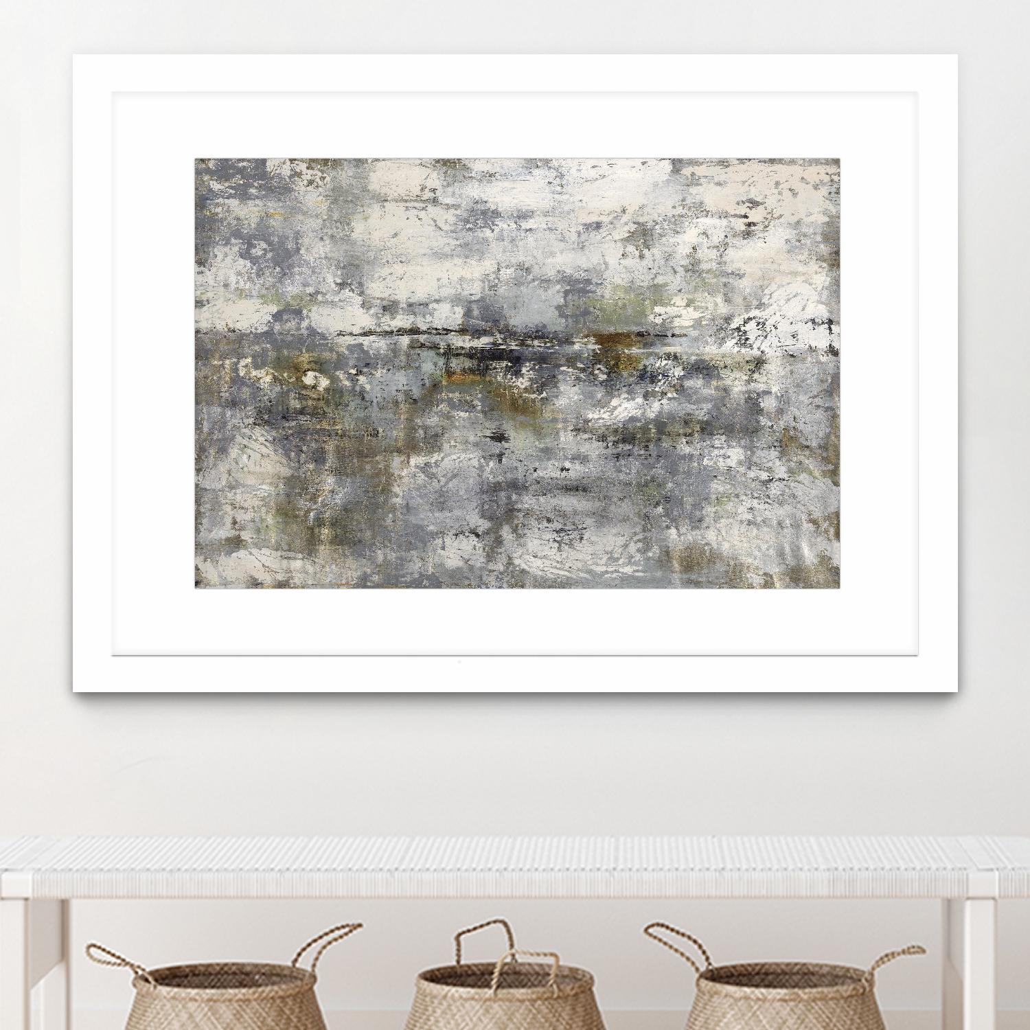 Luminous Dive by Daleno Art on GIANT ART - white abstract