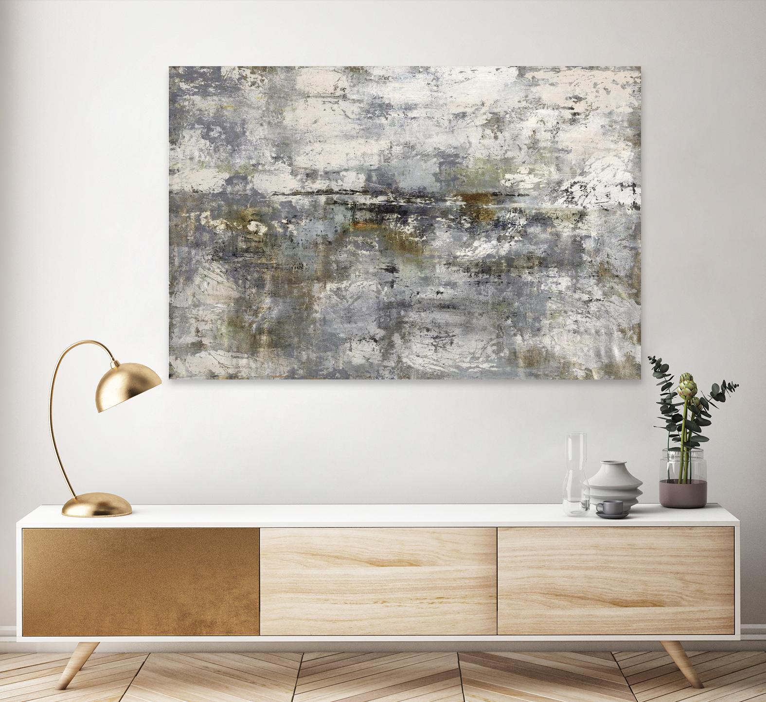 Luminous Dive by Daleno Art on GIANT ART - white abstract