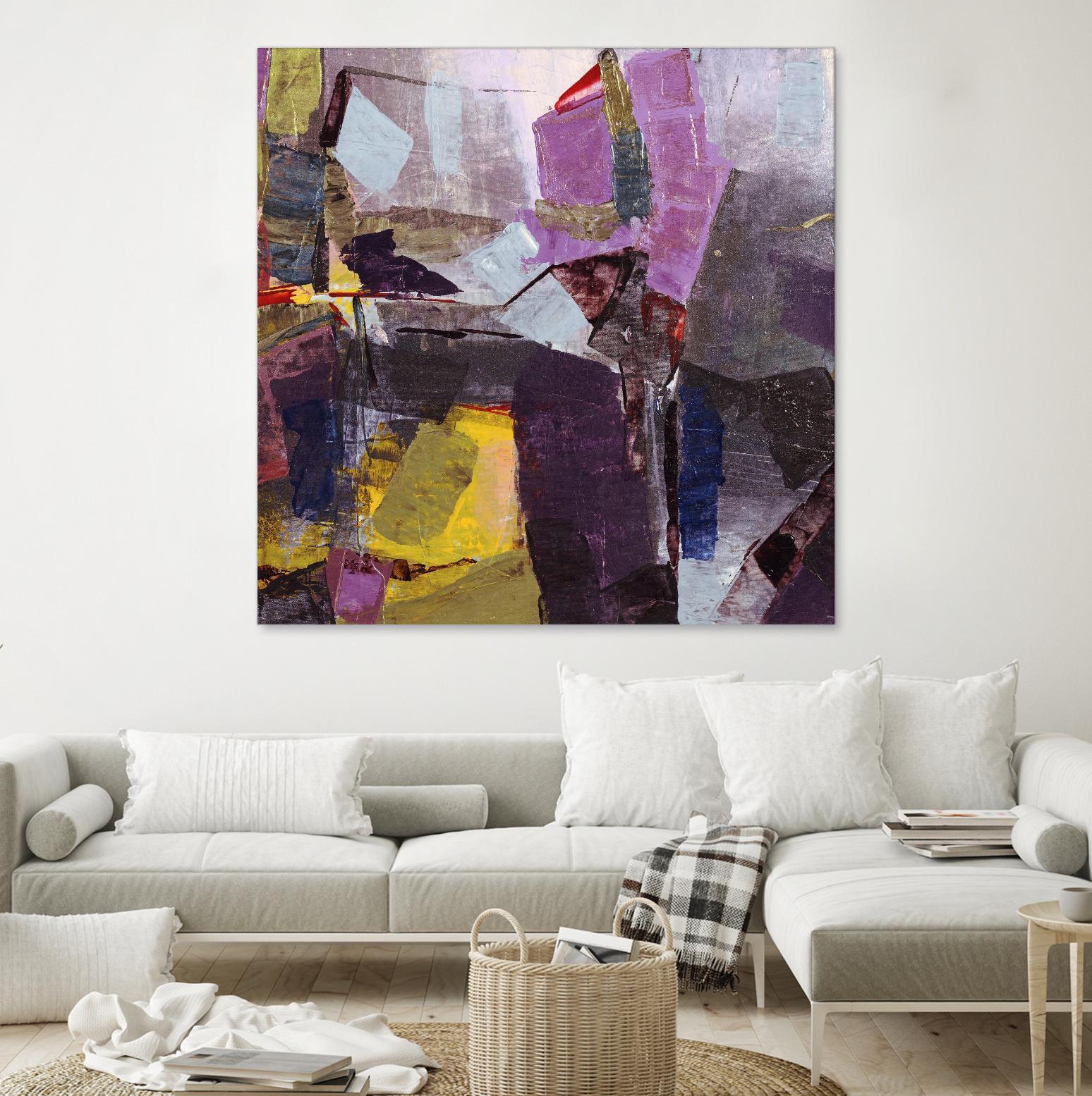 Broadway Nights by Daleno Art on GIANT ART - gold abstract abstrait