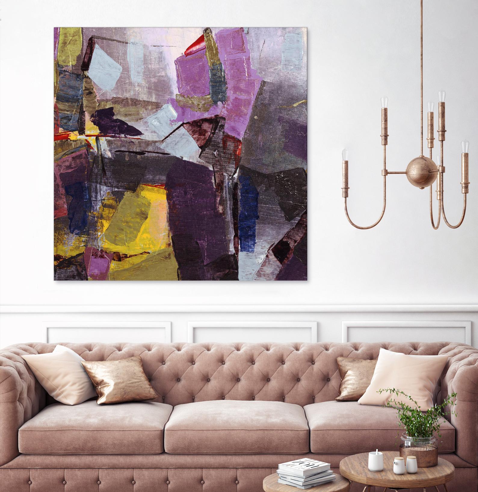 Broadway Nights by Daleno Art on GIANT ART - gold abstract abstrait