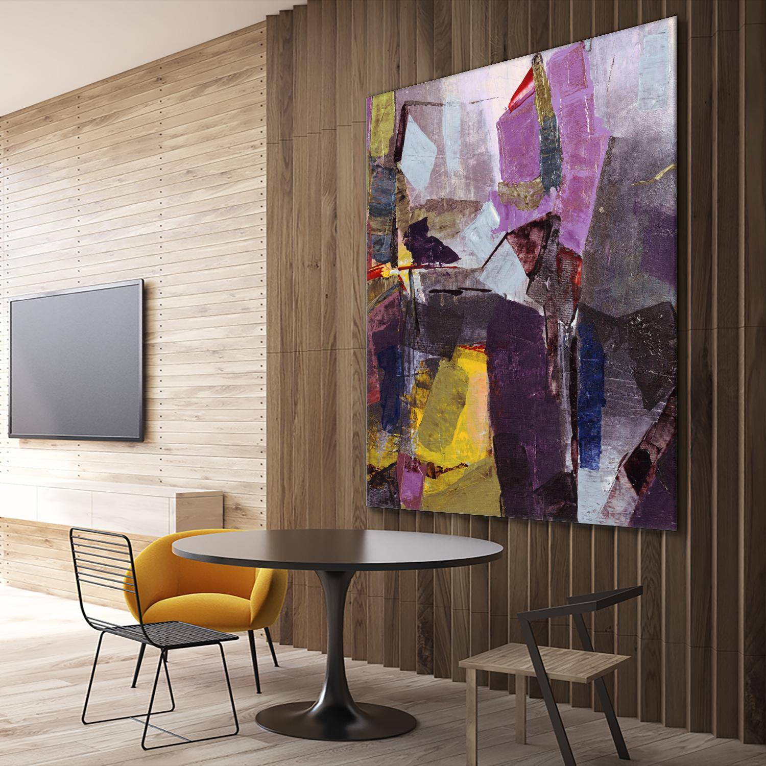 Broadway Nights by Daleno Art on GIANT ART - gold abstract abstrait