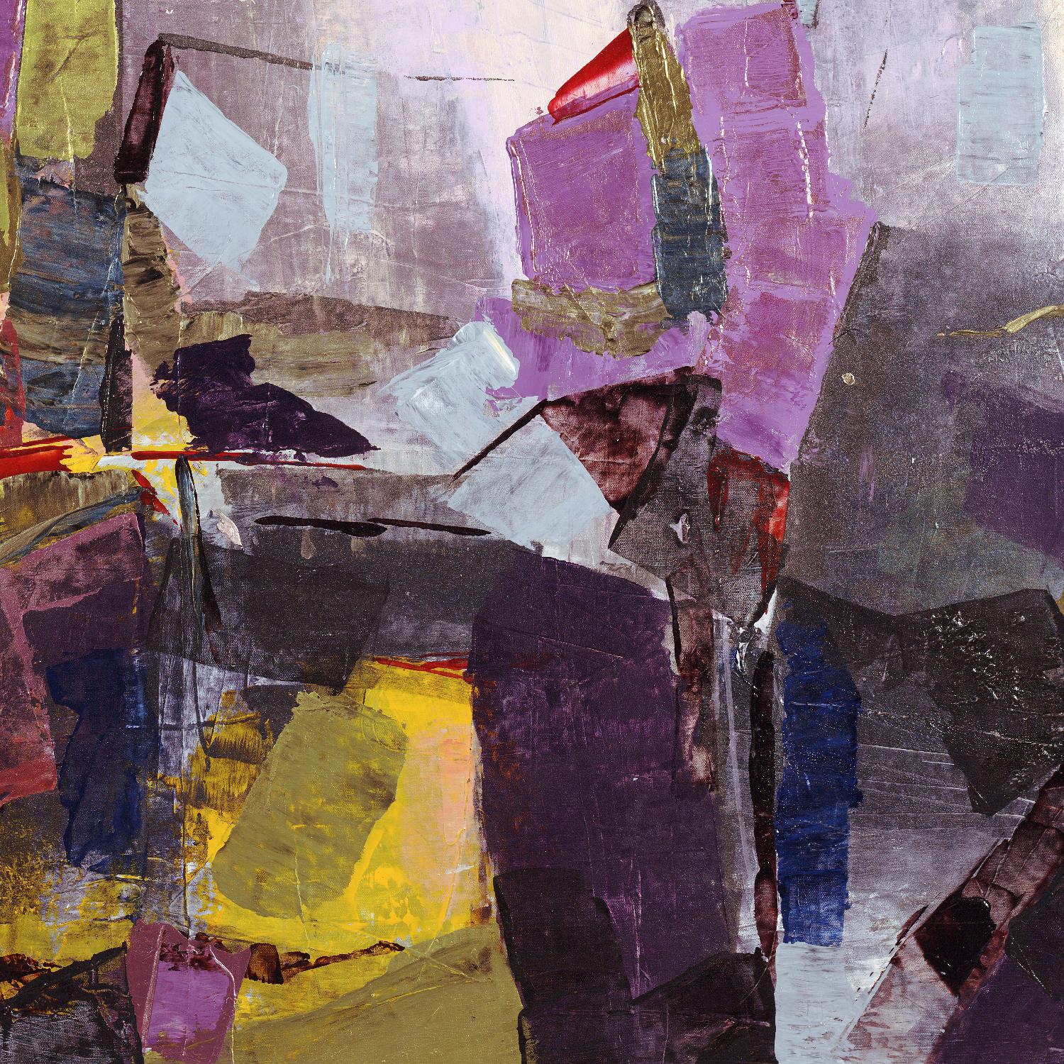 Broadway Nights by Daleno Art on GIANT ART - gold abstract abstrait