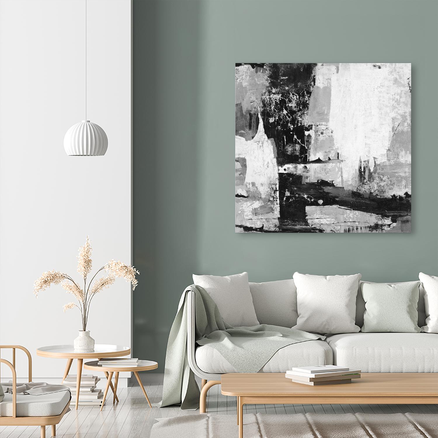 Keep Life Simple by Daleno Art on GIANT ART - white abstract