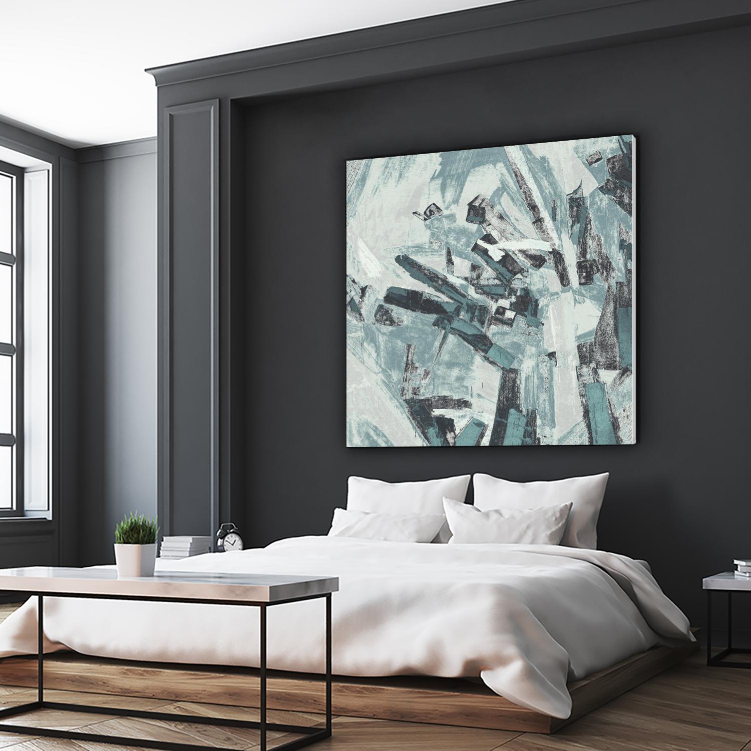 Sword Fight II by Daleno Art on GIANT ART - blue abstract abstrait