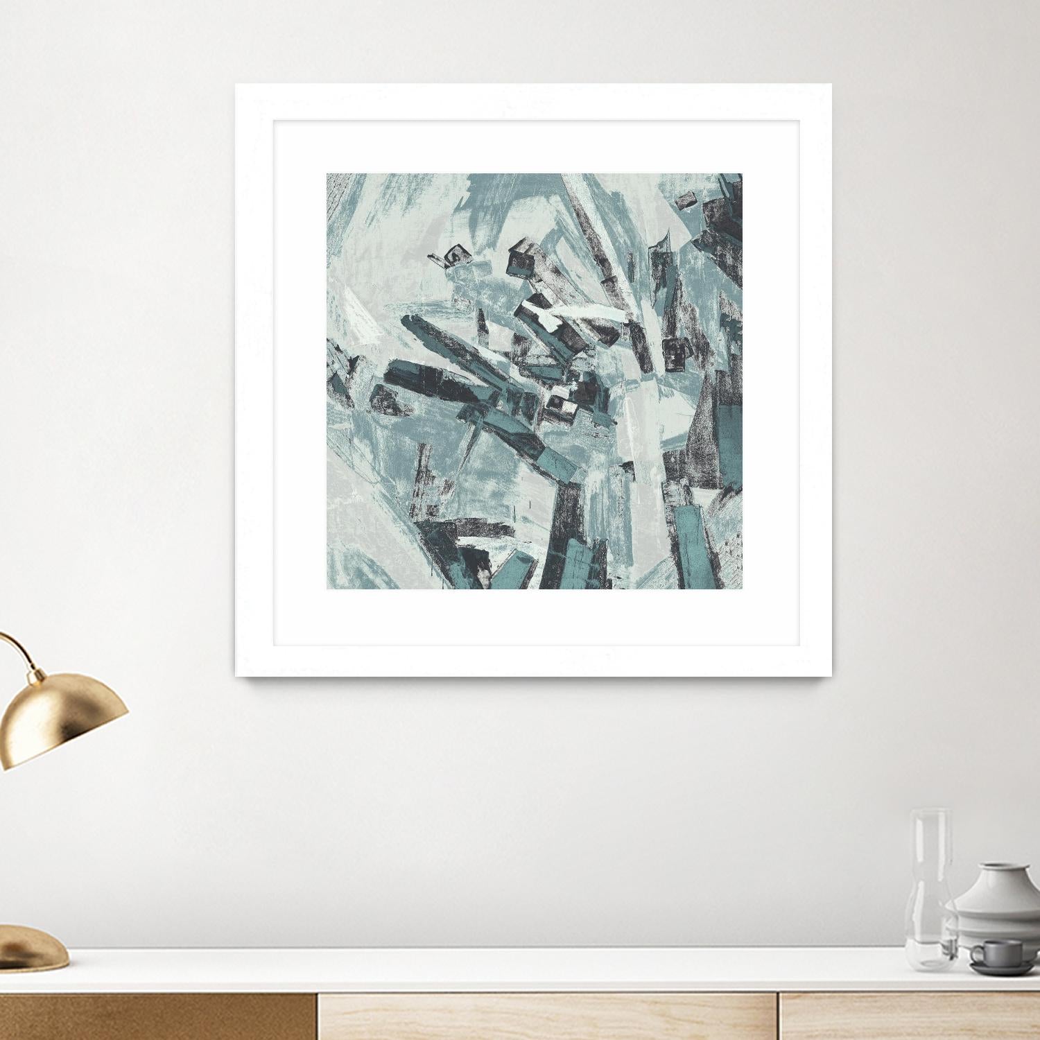 Sword Fight II by Daleno Art on GIANT ART - blue abstract abstrait