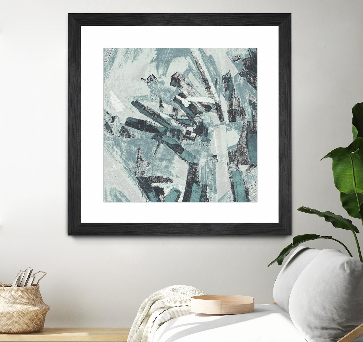 Sword Fight II by Daleno Art on GIANT ART - blue abstract abstrait