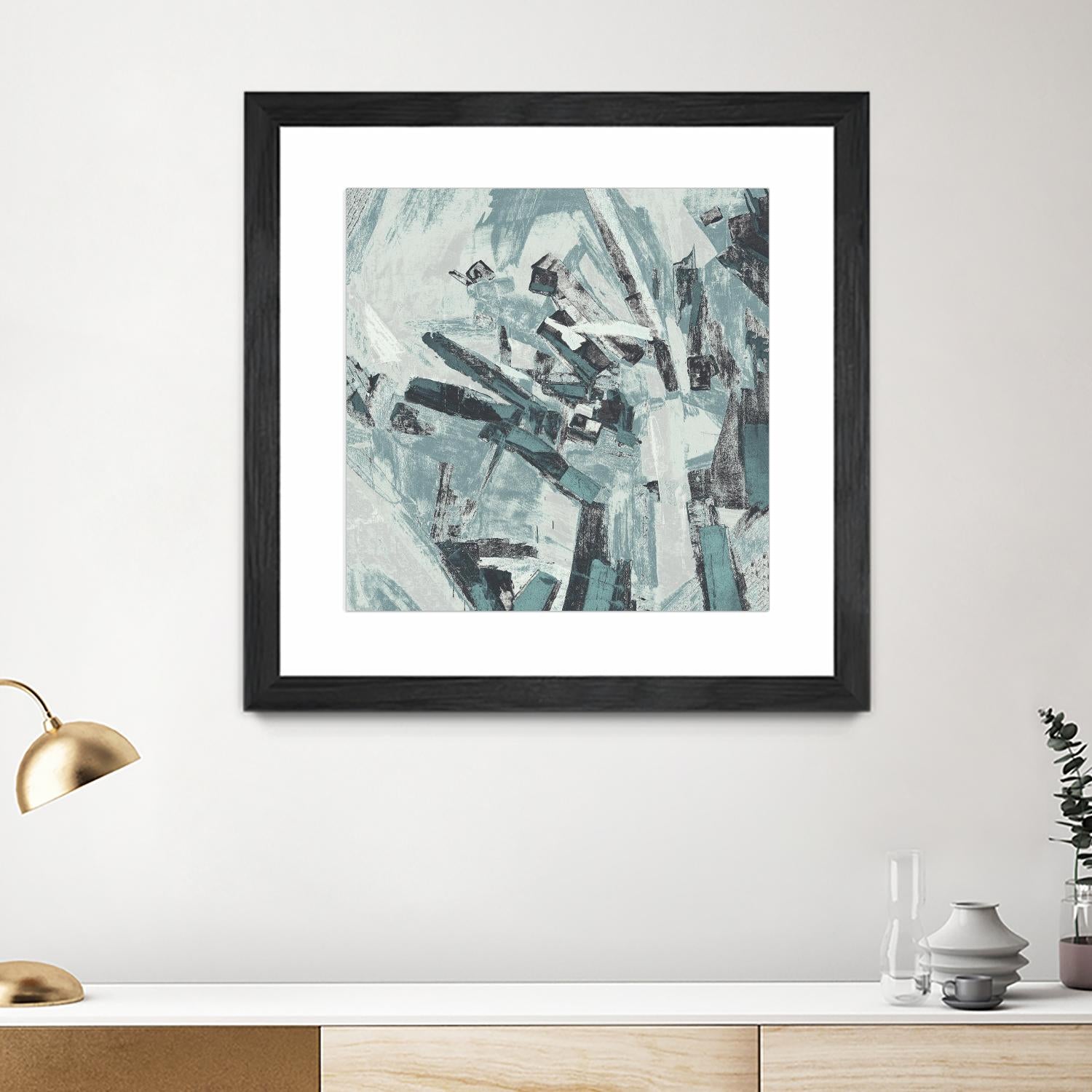 Sword Fight II by Daleno Art on GIANT ART - blue abstract abstrait