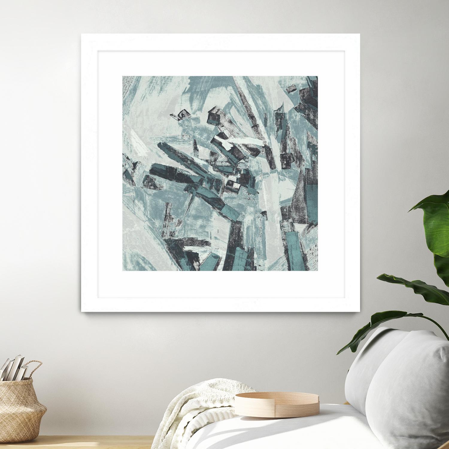 Sword Fight II by Daleno Art on GIANT ART - blue abstract abstrait