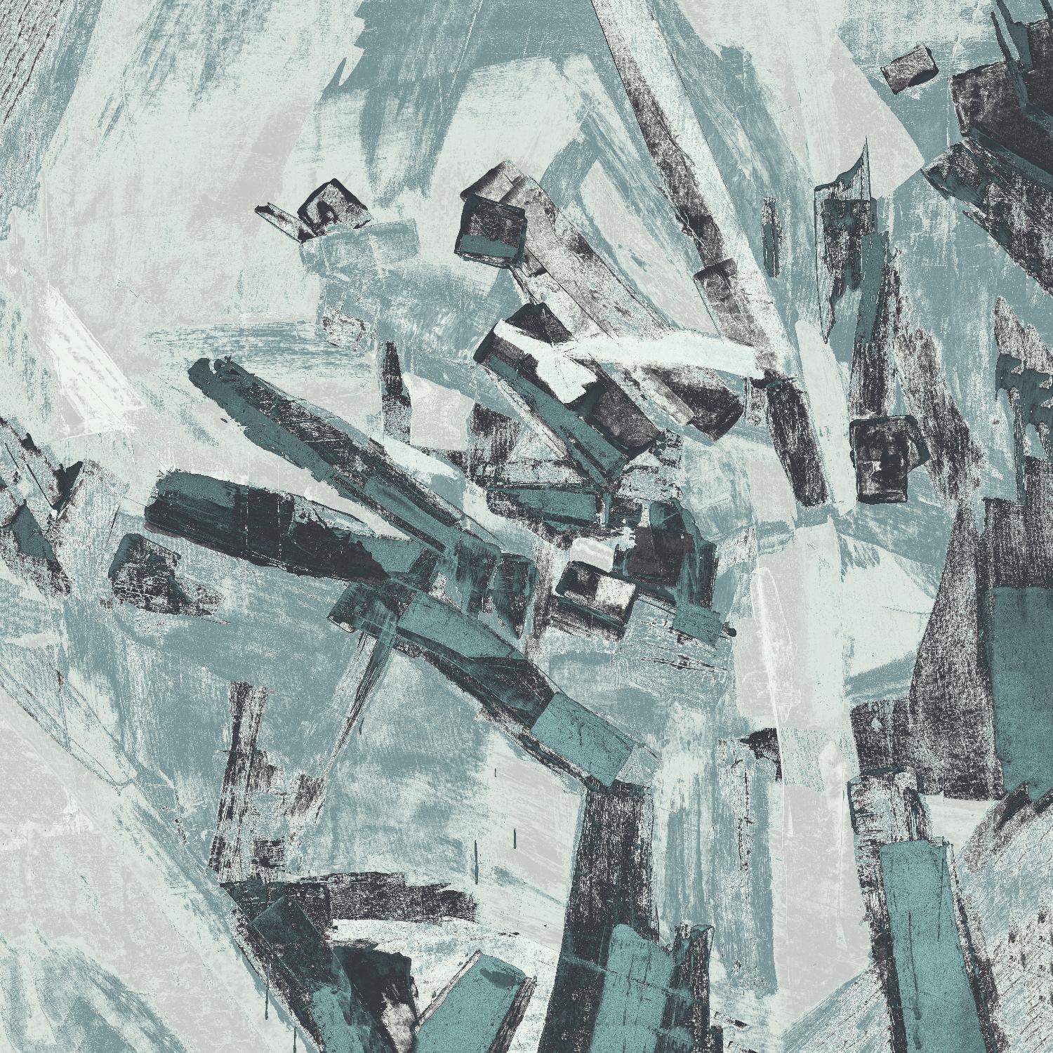 Sword Fight II by Daleno Art on GIANT ART - blue abstract abstrait