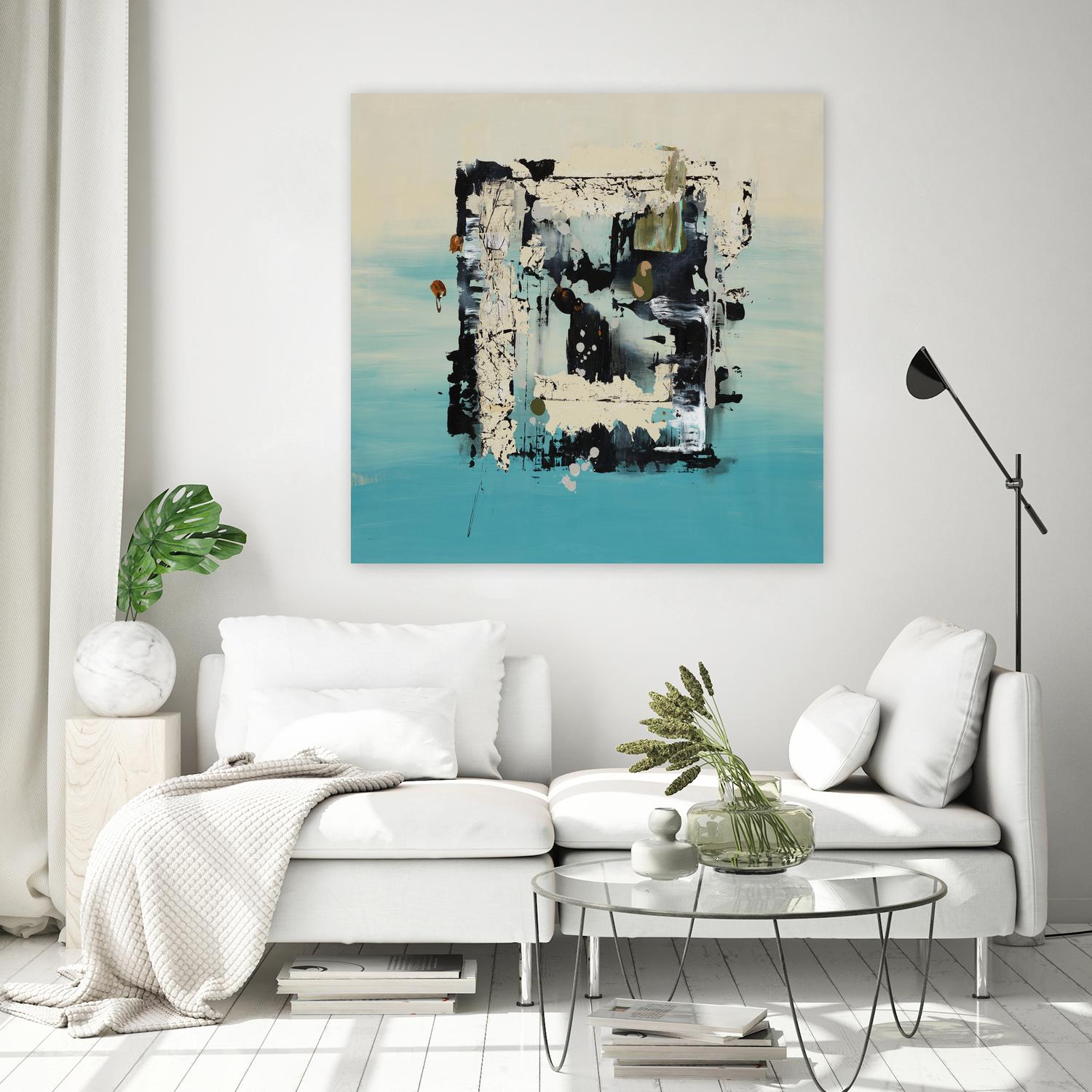 Get On The Floor by Daleno Art on GIANT ART - green abstract khaki