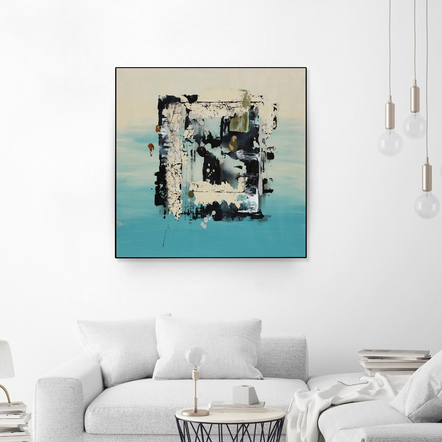 Get On The Floor by Daleno Art on GIANT ART - green abstract khaki