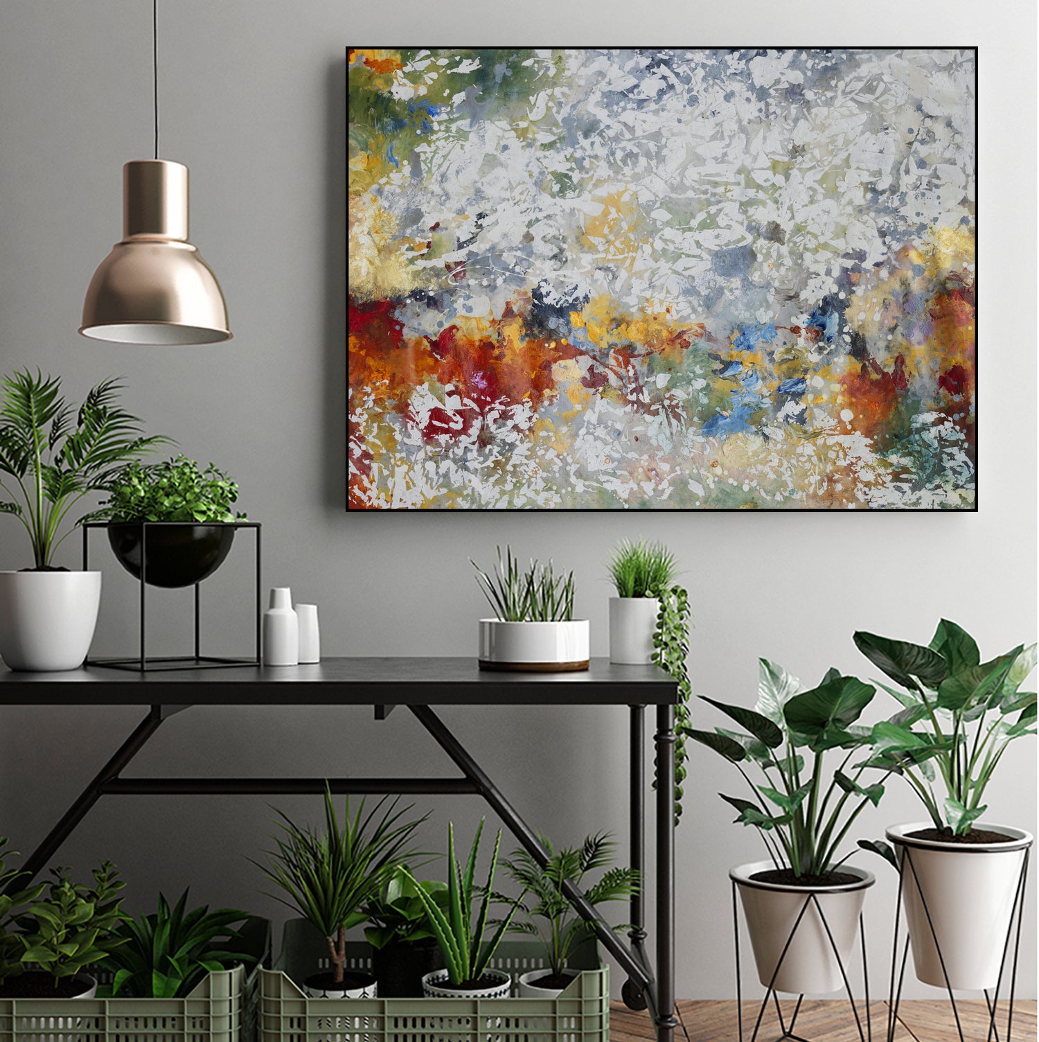 Cayenne by Daleno Art on GIANT ART - red abstract