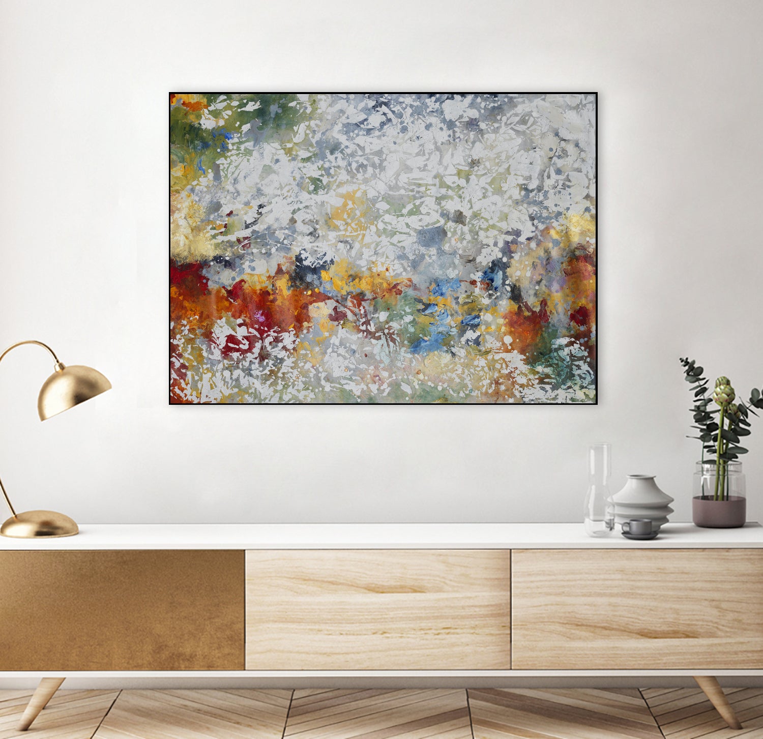 Cayenne by Daleno Art on GIANT ART - red abstract