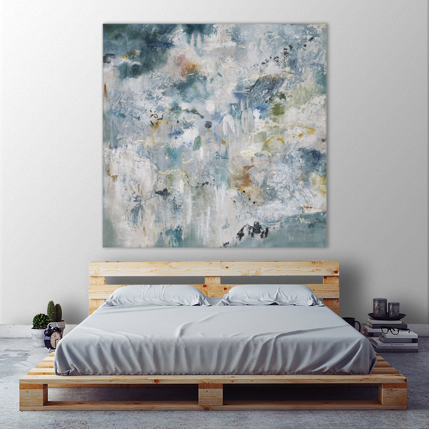 Back Up by Daleno Art on GIANT ART - blue abstract