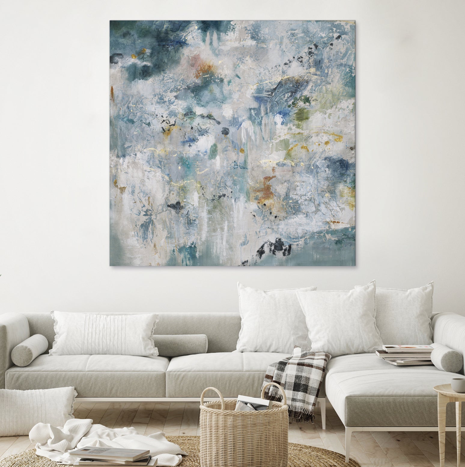 Back Up by Daleno Art on GIANT ART - blue abstract