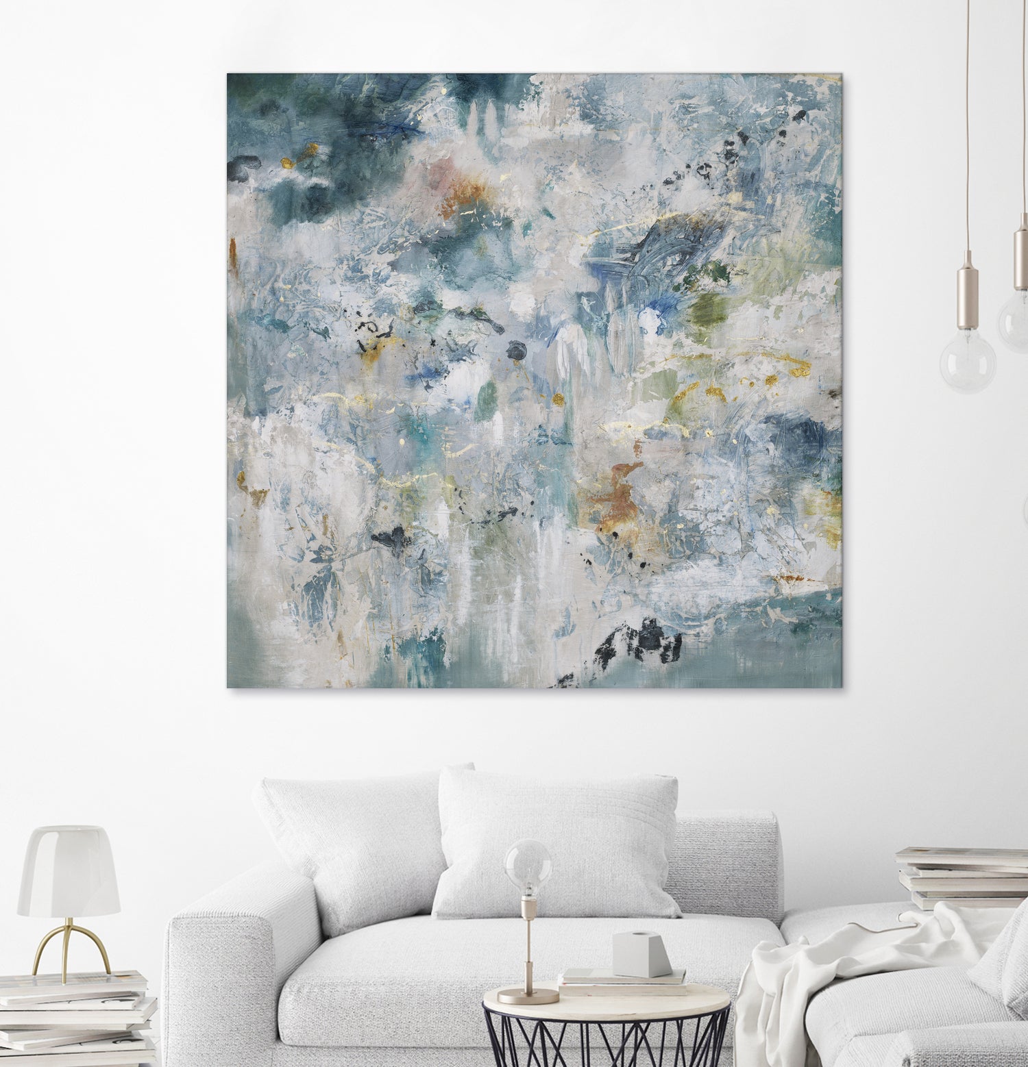 Back Up by Daleno Art on GIANT ART - blue abstract