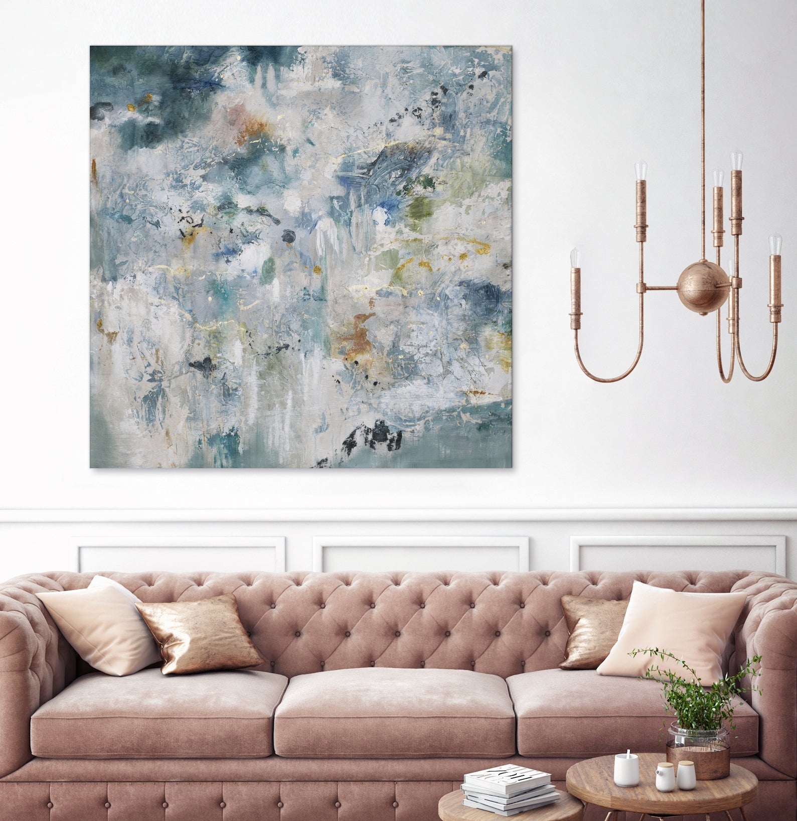 Back Up by Daleno Art on GIANT ART - blue abstract