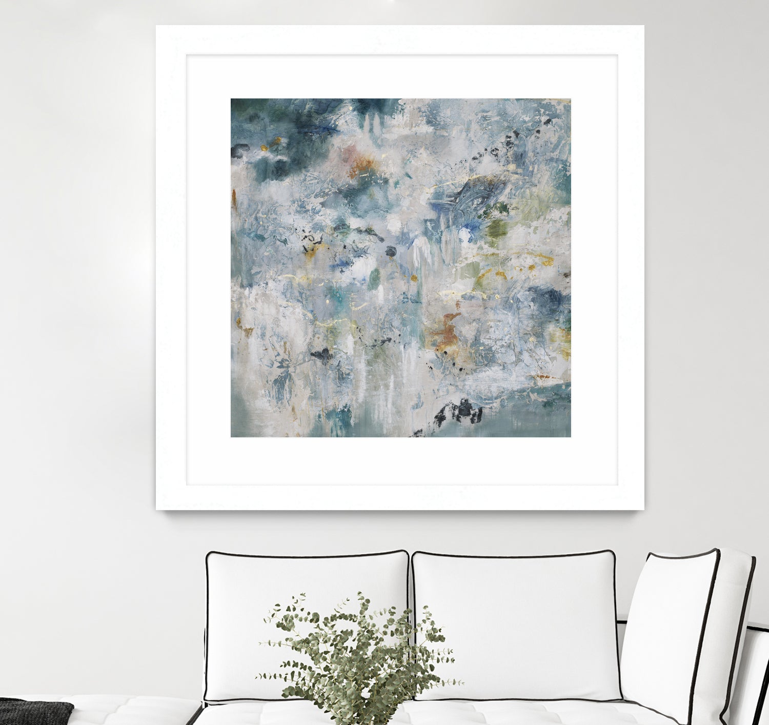 Back Up by Daleno Art on GIANT ART - blue abstract