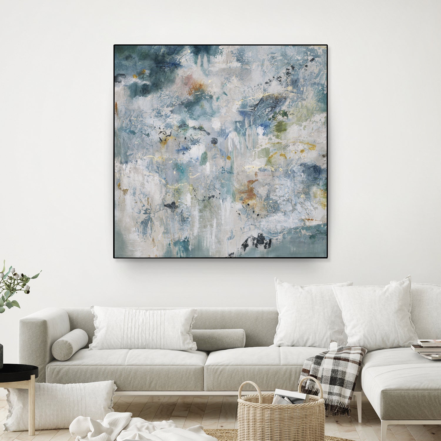 Back Up by Daleno Art on GIANT ART - blue abstract