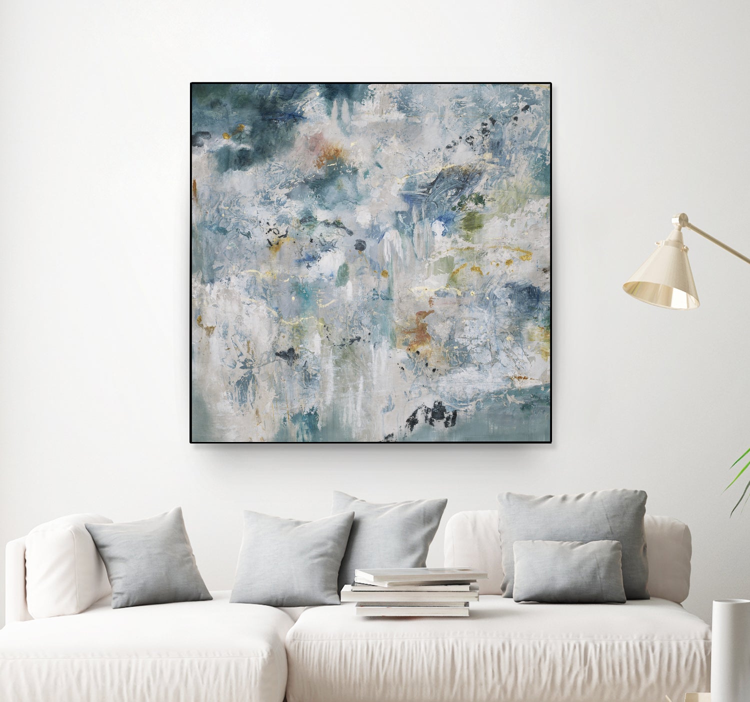 Back Up by Daleno Art on GIANT ART - blue abstract