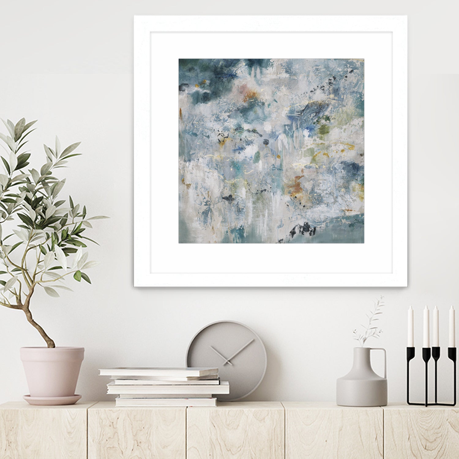 Back Up by Daleno Art on GIANT ART - blue abstract