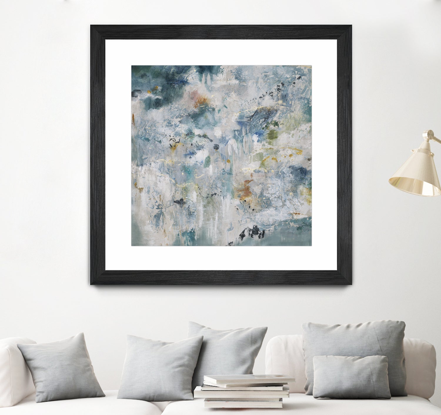 Back Up by Daleno Art on GIANT ART - blue abstract