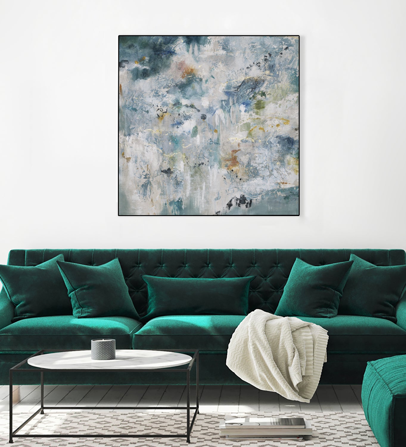 Back Up by Daleno Art on GIANT ART - blue abstract