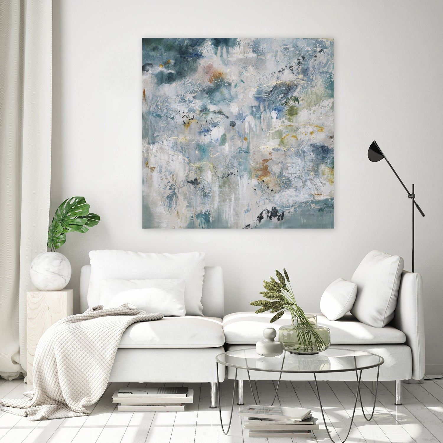 Back Up by Daleno Art on GIANT ART - blue abstract