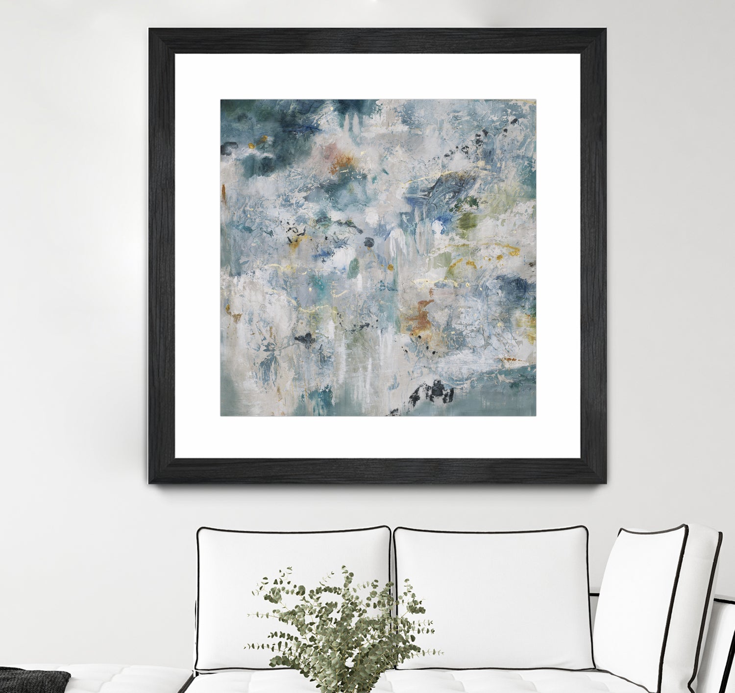 Back Up by Daleno Art on GIANT ART - blue abstract