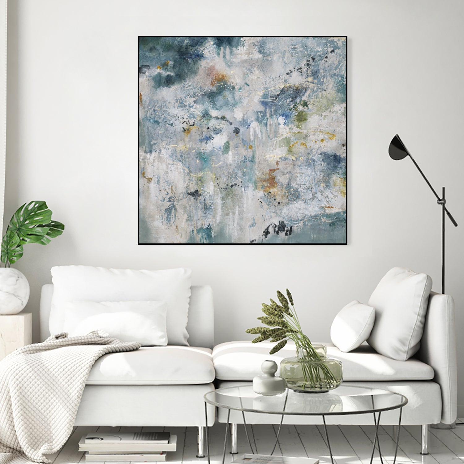 Back Up by Daleno Art on GIANT ART - blue abstract