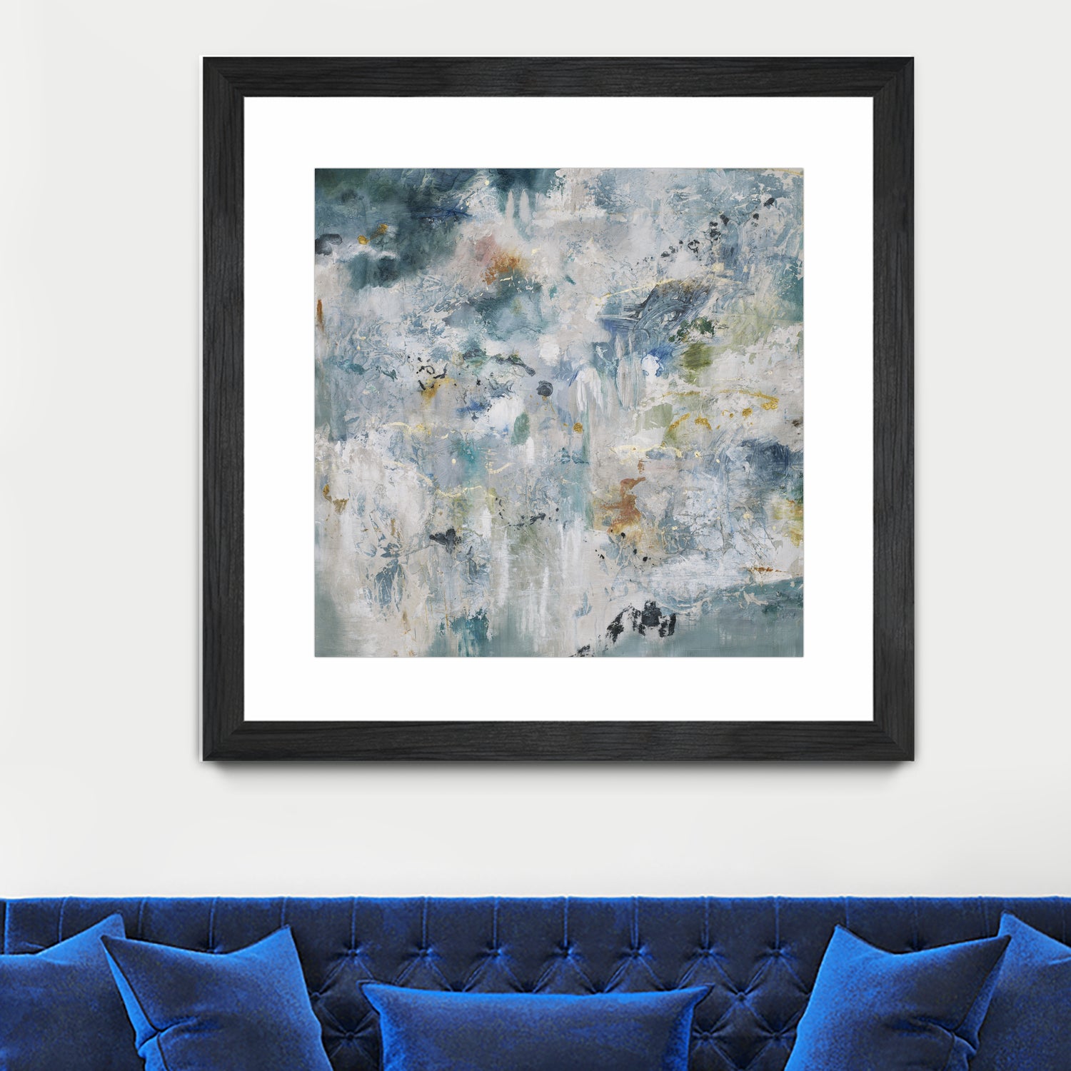 Back Up by Daleno Art on GIANT ART - blue abstract