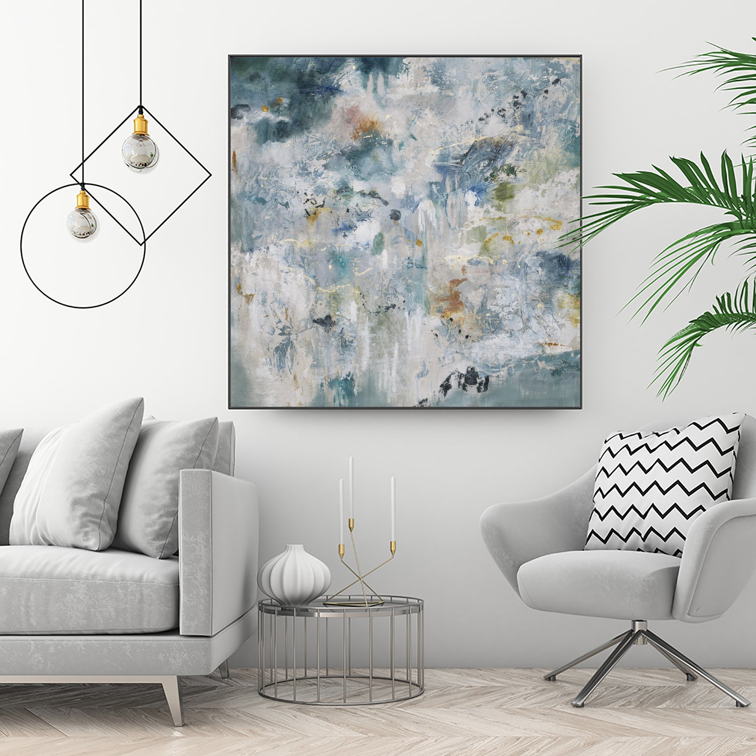 Back Up by Daleno Art on GIANT ART - blue abstract