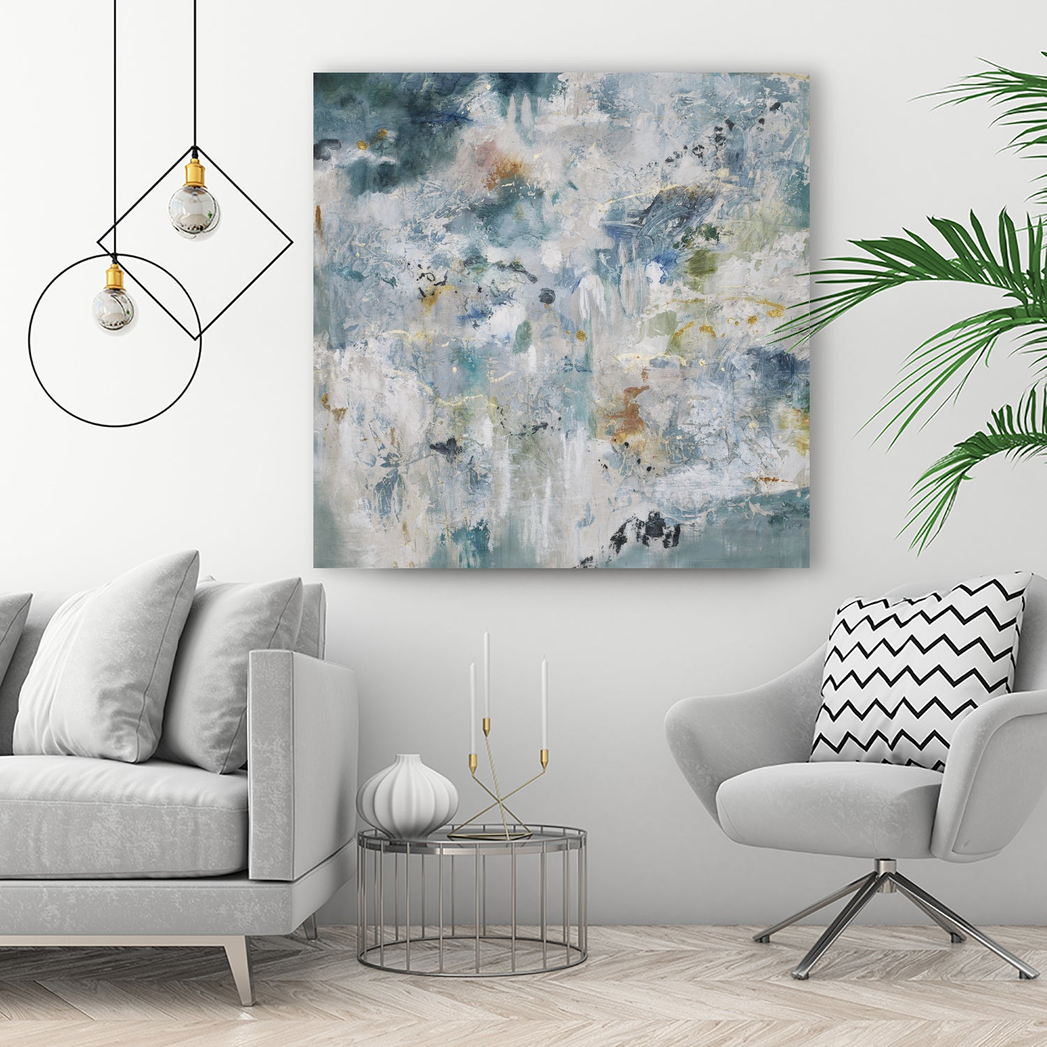 Back Up by Daleno Art on GIANT ART - blue abstract