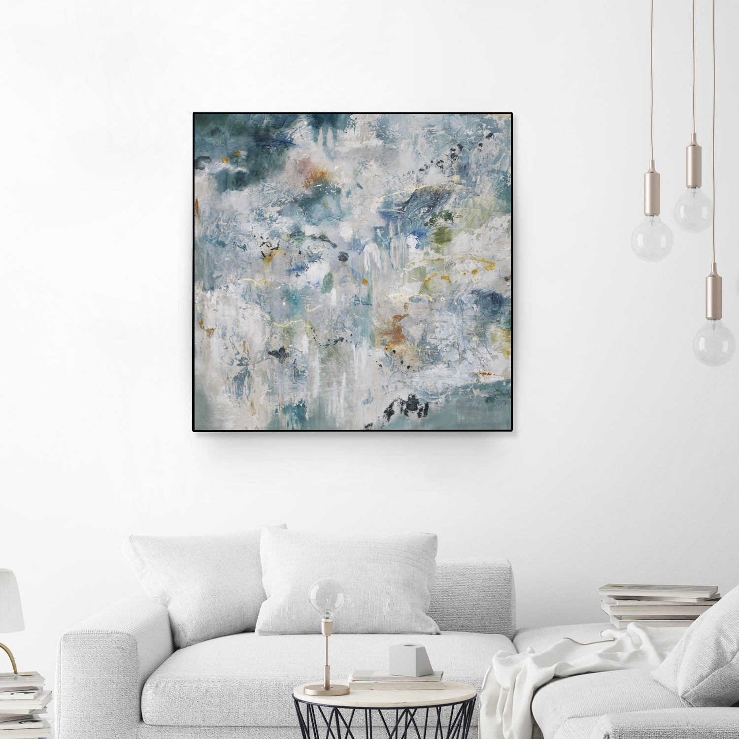 Back Up by Daleno Art on GIANT ART - blue abstract