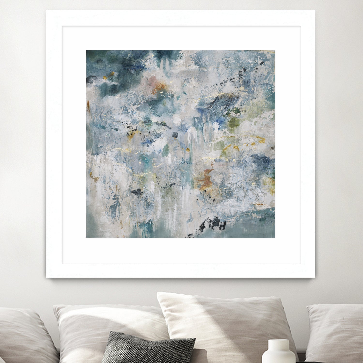 Back Up by Daleno Art on GIANT ART - blue abstract