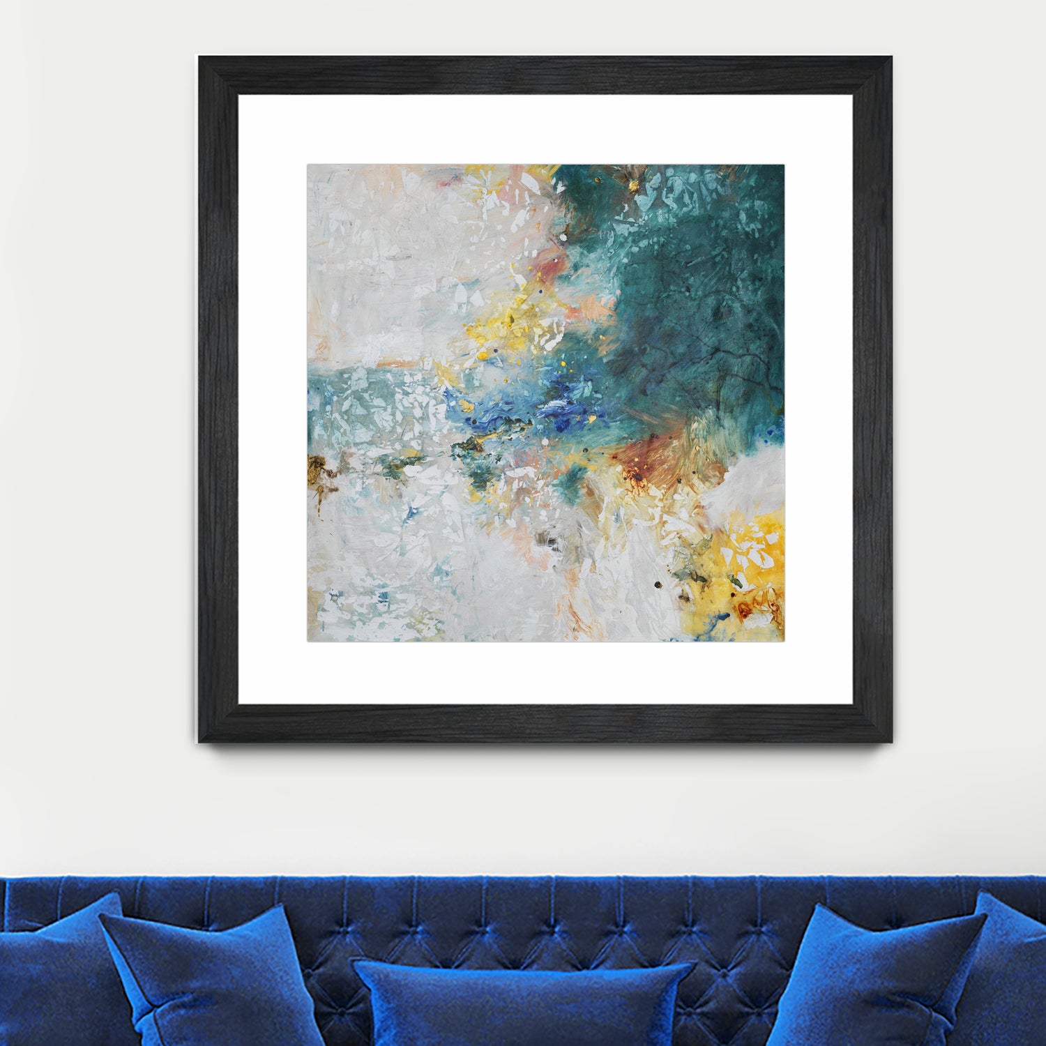 Basker by Daleno Art on GIANT ART - orange abstract