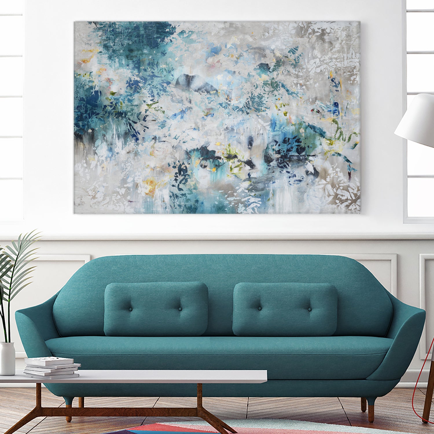 Extinguish by Daleno Art on GIANT ART - blue abstract