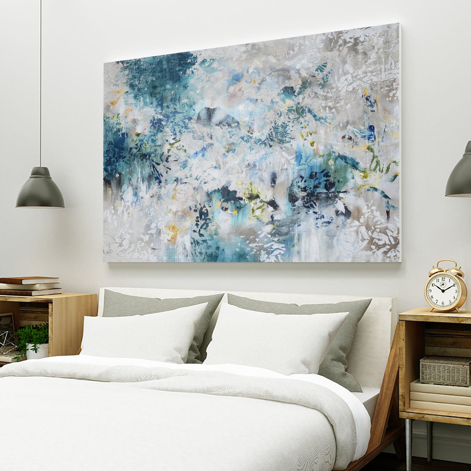 Extinguish by Daleno Art on GIANT ART - blue abstract