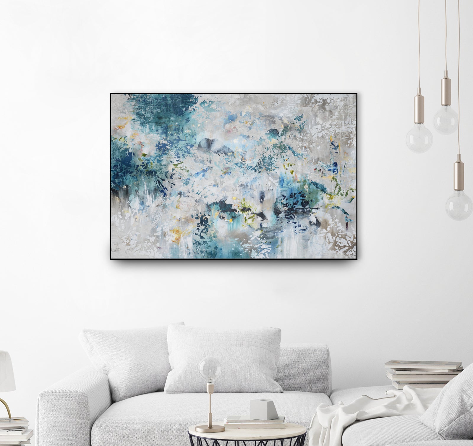 Extinguish by Daleno Art on GIANT ART - blue abstract