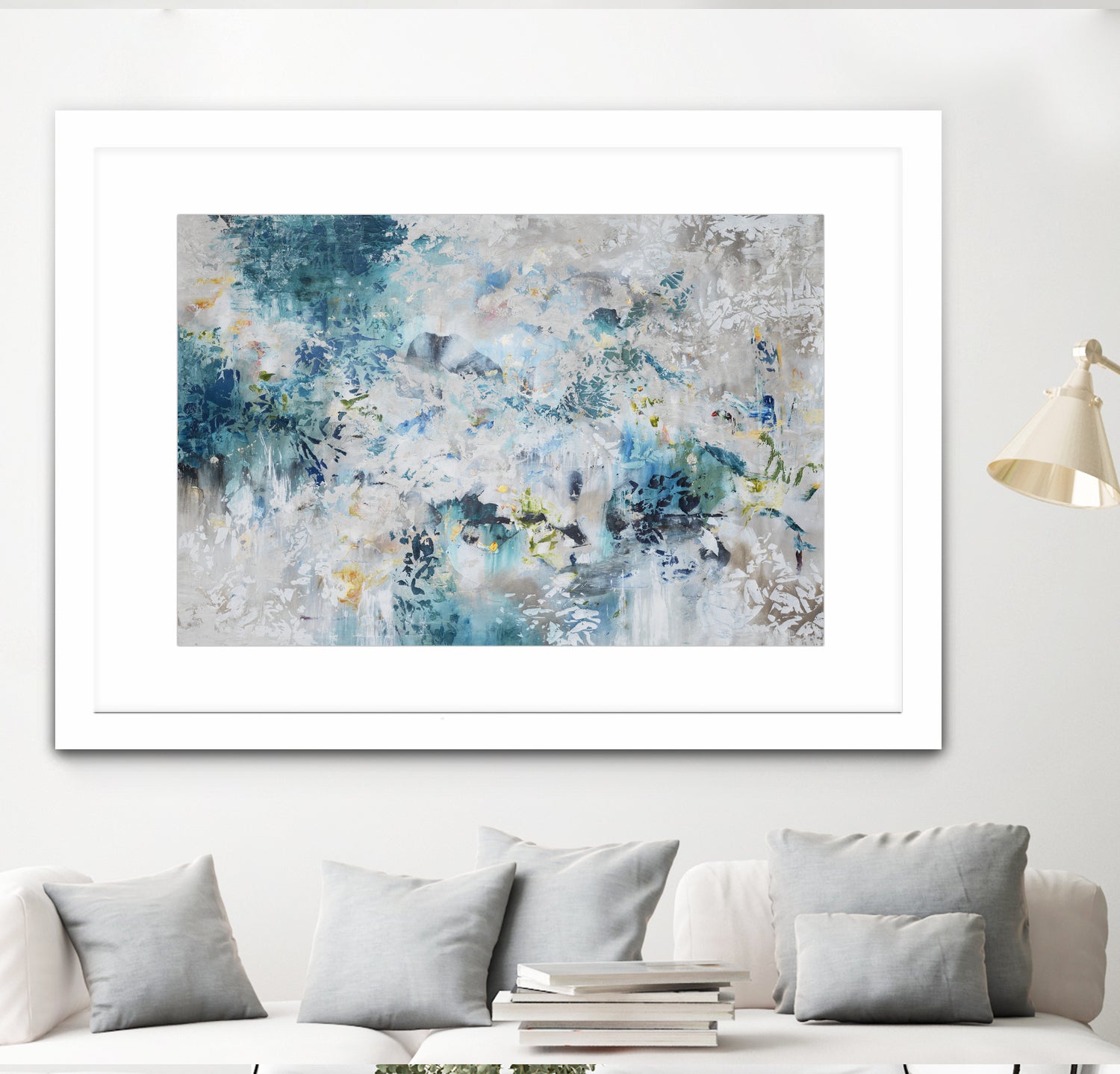Extinguish by Daleno Art on GIANT ART - blue abstract