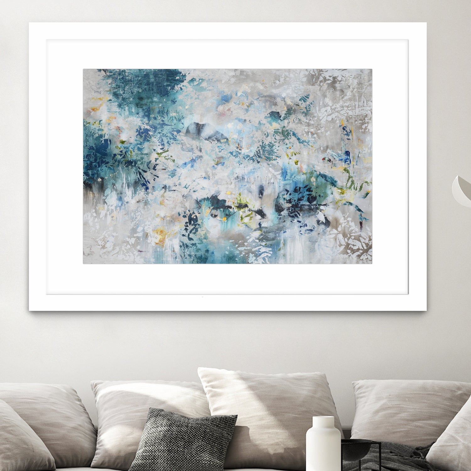 Extinguish by Daleno Art on GIANT ART - blue abstract