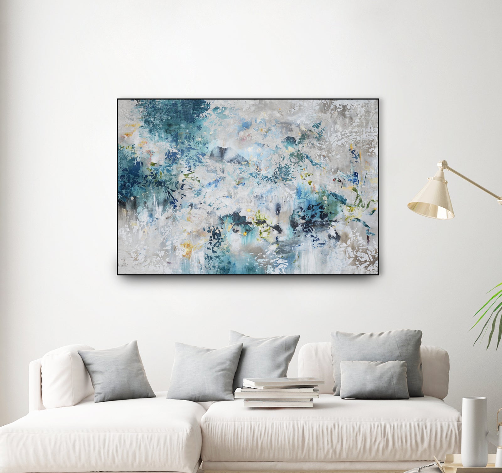 Extinguish by Daleno Art on GIANT ART - blue abstract