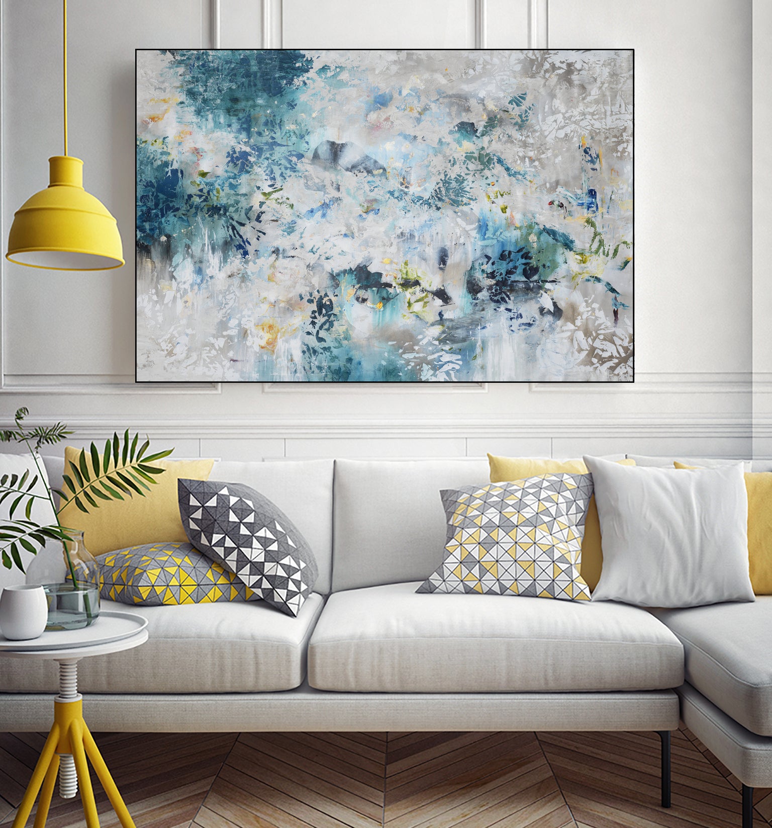 Extinguish by Daleno Art on GIANT ART - blue abstract