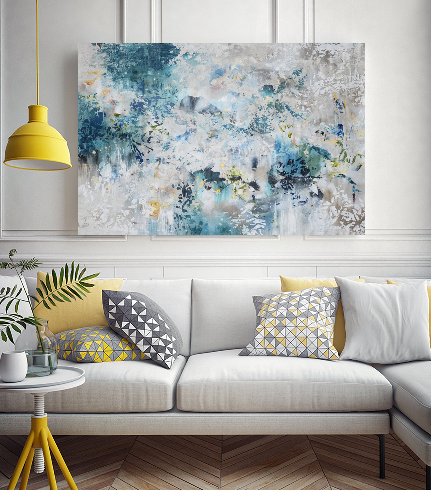 Extinguish by Daleno Art on GIANT ART - blue abstract