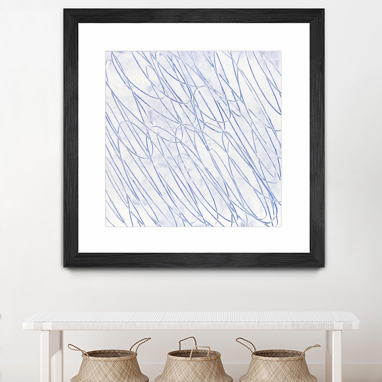 Hula II by Daleno Art on GIANT ART - blue abstract abstrait