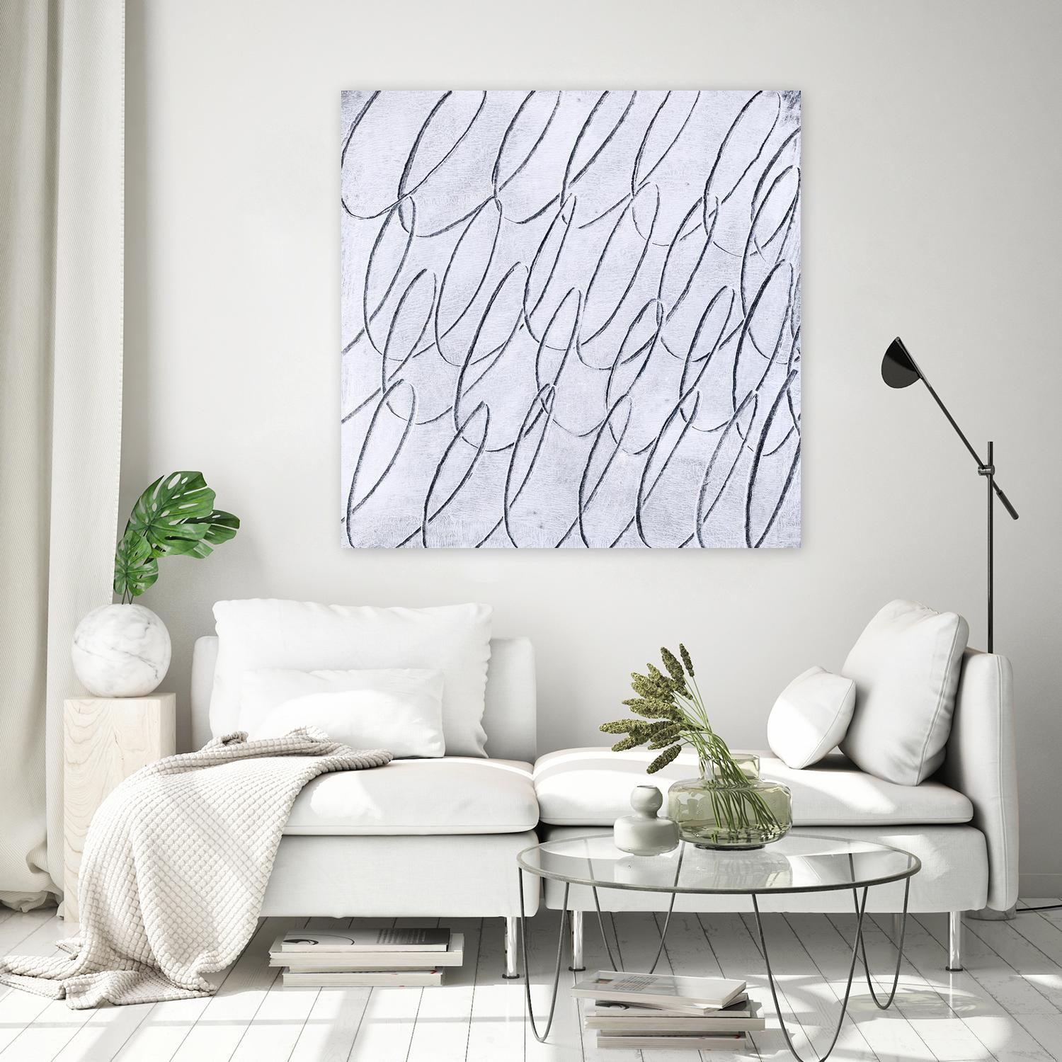 Contemplating Style by Daleno Art on GIANT ART - white abstract scrible wibble